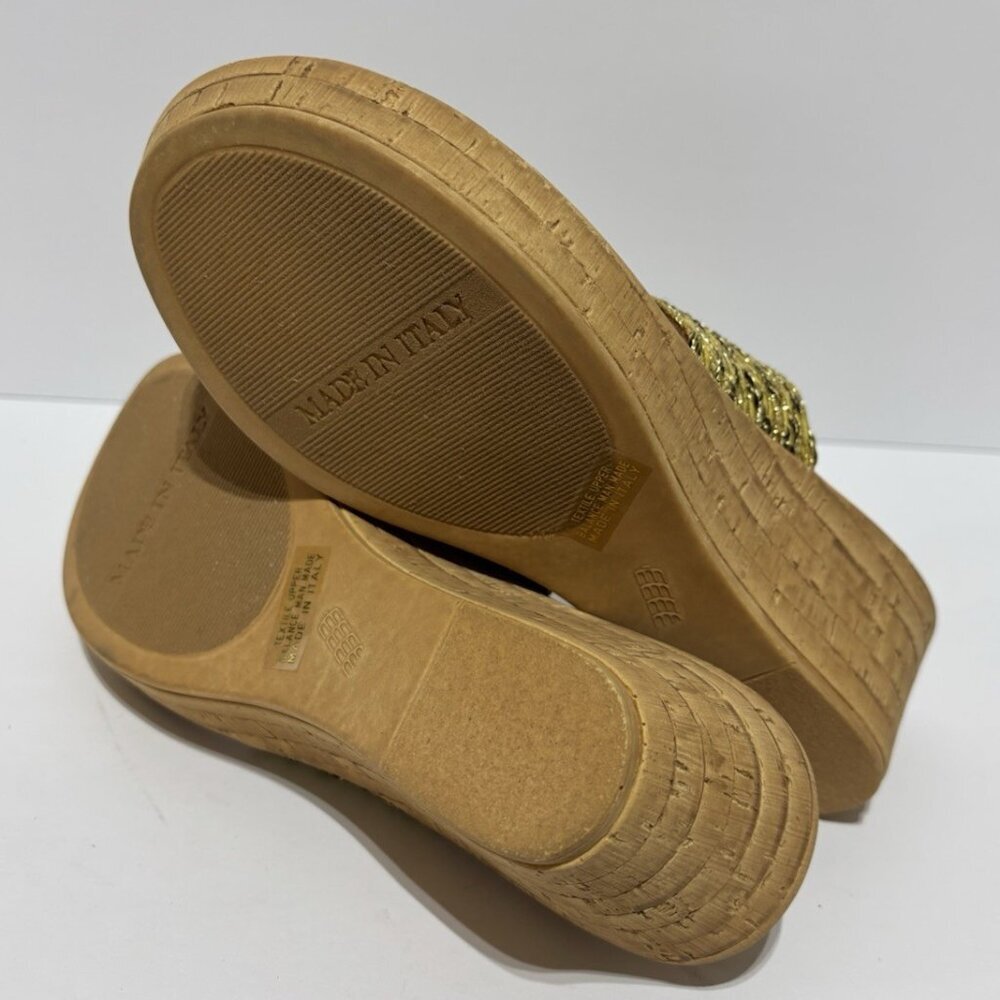 Italian Shoemakers Women’s Angeles, Yellow Multi Sandals, Size 8 M - Picture 5 of 6